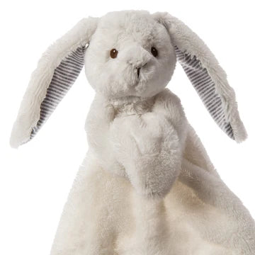 Silky Bunny Lovey - White