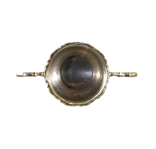Vintage Sterling Silver Handled Sugar Bowl