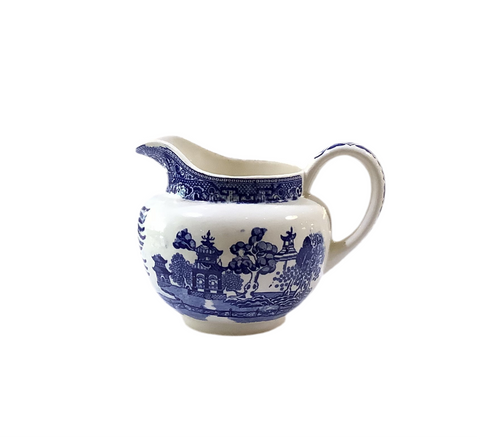 Vintage Shenango China Blue Willow Large Pitcher Creamer