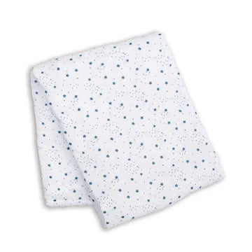 Cotton Muslin Swaddle Blanket - Stars