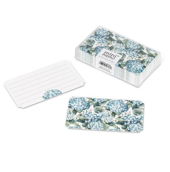 Hydrangea Mini Note Cards - 50 Pieces