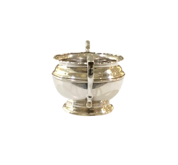 Vintage Sterling Silver Handled Sugar Bowl