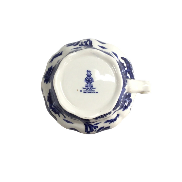 Vintage "Real Old Willow" Booths Royal Doulton England Mini Jug