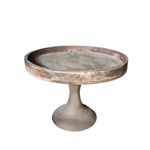 Rustic Pedestal Tray
