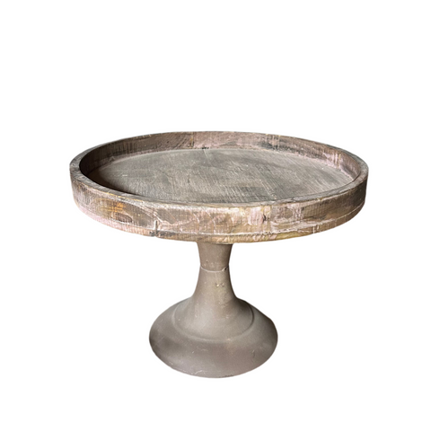 Rustic Pedestal Tray
