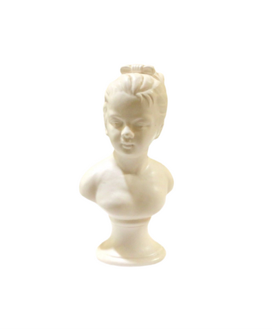 Vintage Plaster Bust - Young Woman