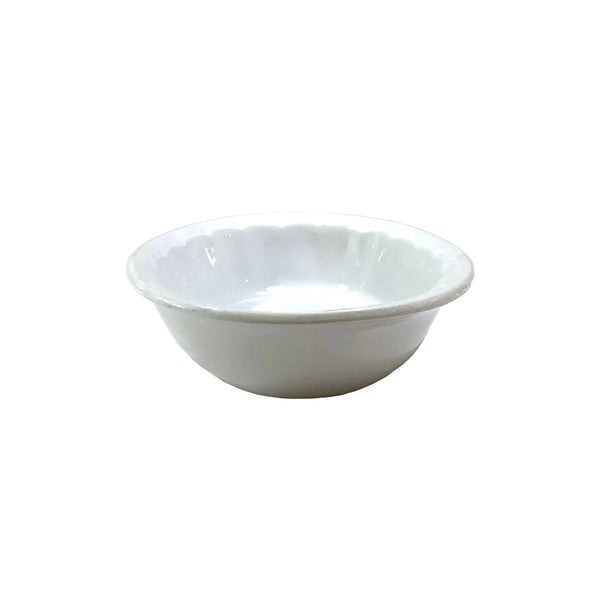 Vintage Small White Oval Ironstone Open Serving Dish
