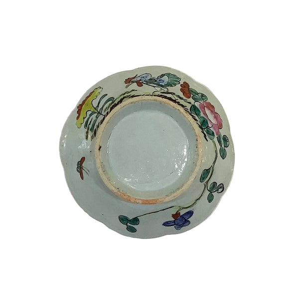 Vintage Chinese Hand-Painted Footed Bowl I