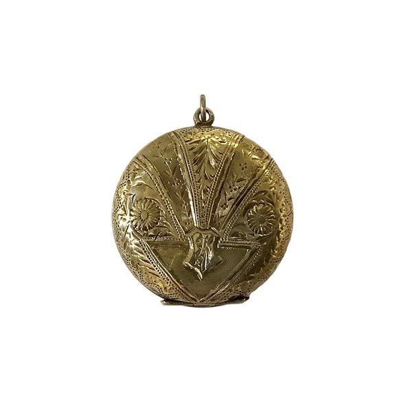 Vintage Gold Round Locket