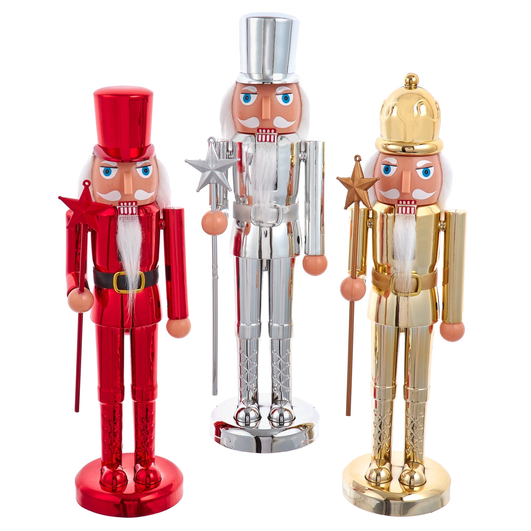 Electroplated Nutcrackers (3 colours)