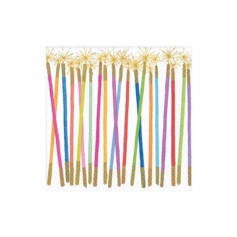 Cocktail Napkins - Multi Candles
