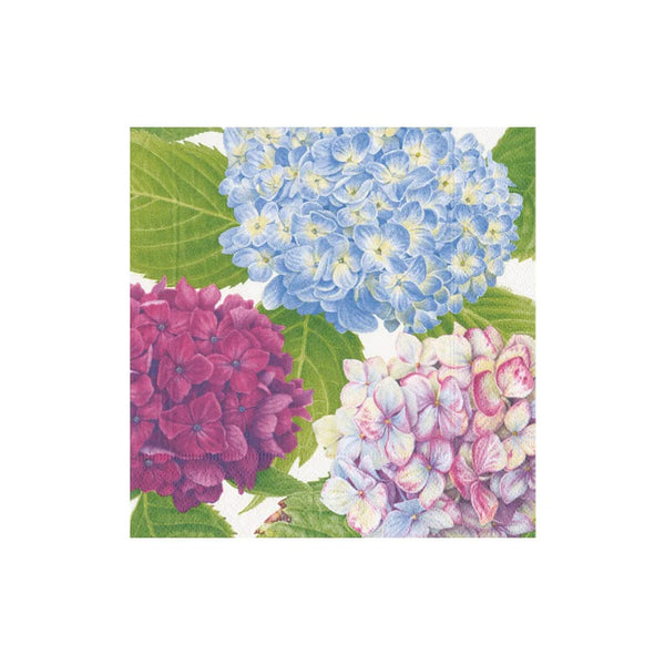 Cocktail Napkins - Hydrangea Garden Blue