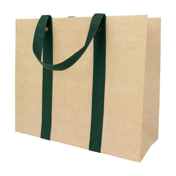 Jute & Twill Natural/Hunter Gift Bags