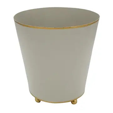 Matte Round Cachepot Planter - Taupe (2 sizes)