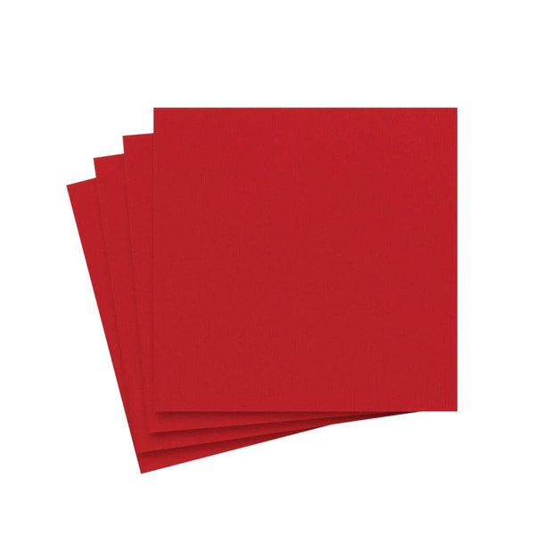 Cocktail Napkins - Solid Red