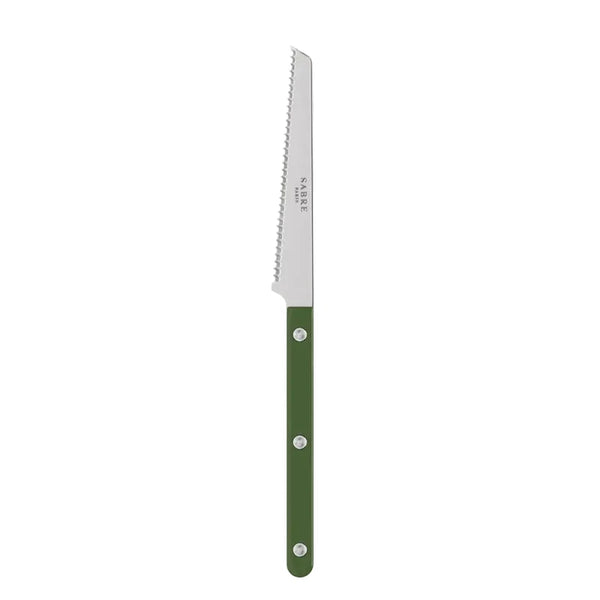 Sabre Paris Bistrot Tomato Knife - Dark Green
