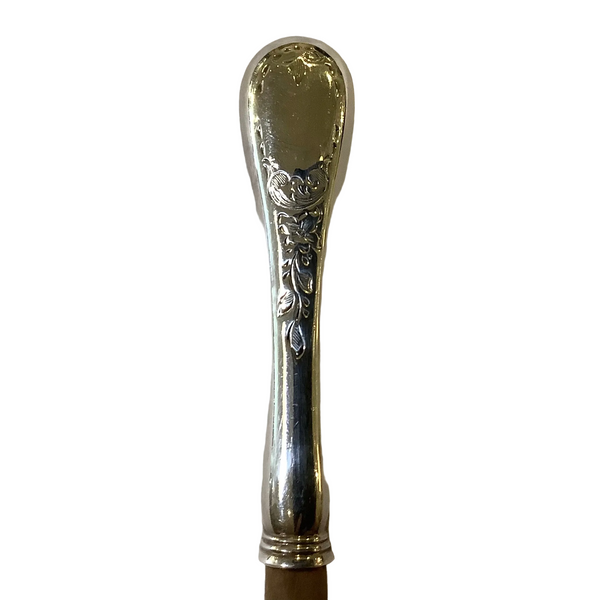 Vintage Birks Regency Silver & Wood Salad Servers