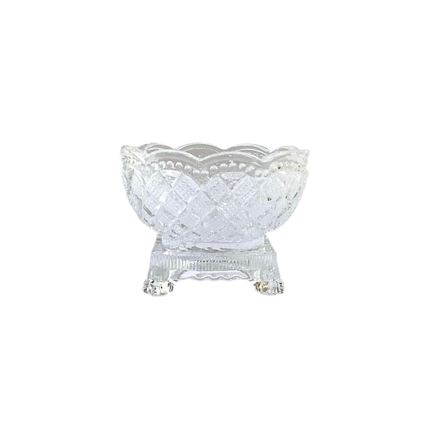 Vintage Petite Glass Pedestal Bowl