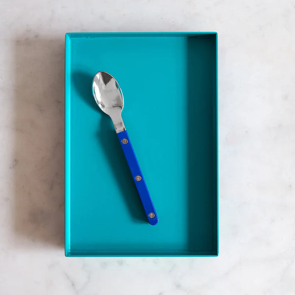 Sabre Paris Bistrot Espresso Spoon - Lapis Blue