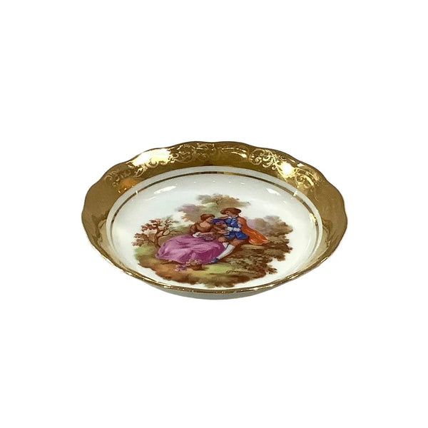 Vintage Limoges Round Pin Dish