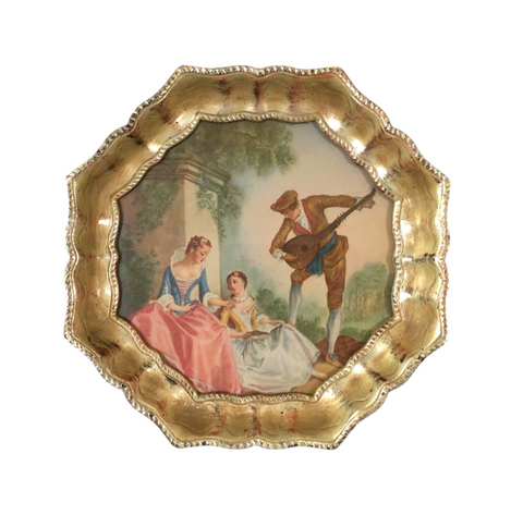 Vintage Nicolas Lancret Victorian Musical Scene