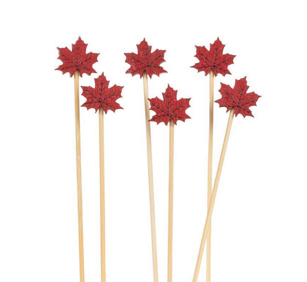 Maple Leaf Picks - 100 Pieces