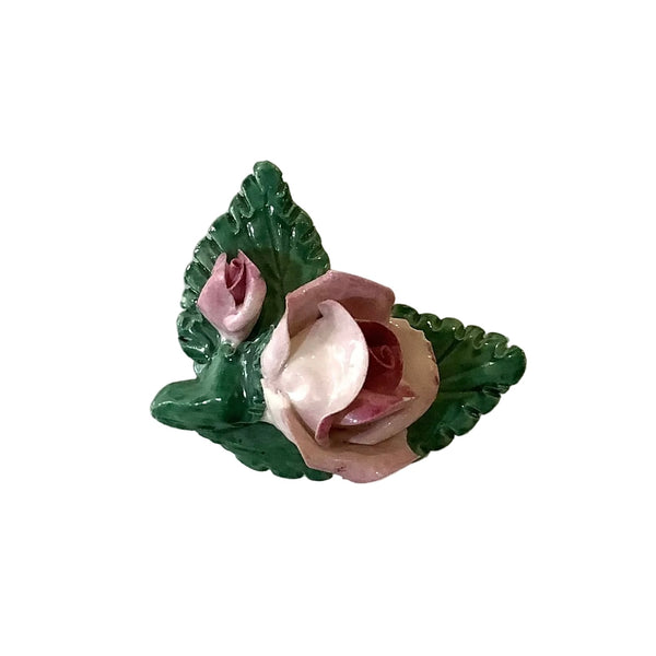 Vintage Porcelain Herend Lilac Rose I