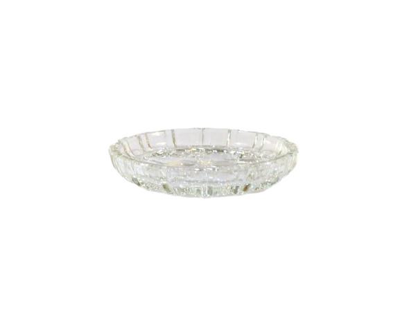 Vintage Crystal Round Dish