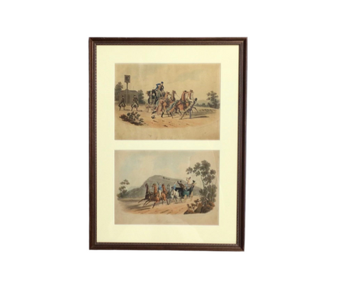 Vintage London, 1845 Equestrian Print