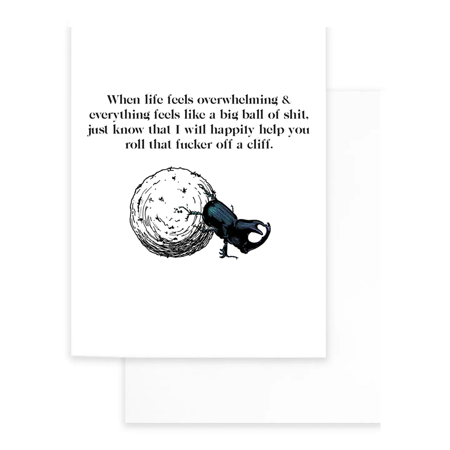 Big Ball of Shit Greeting Card