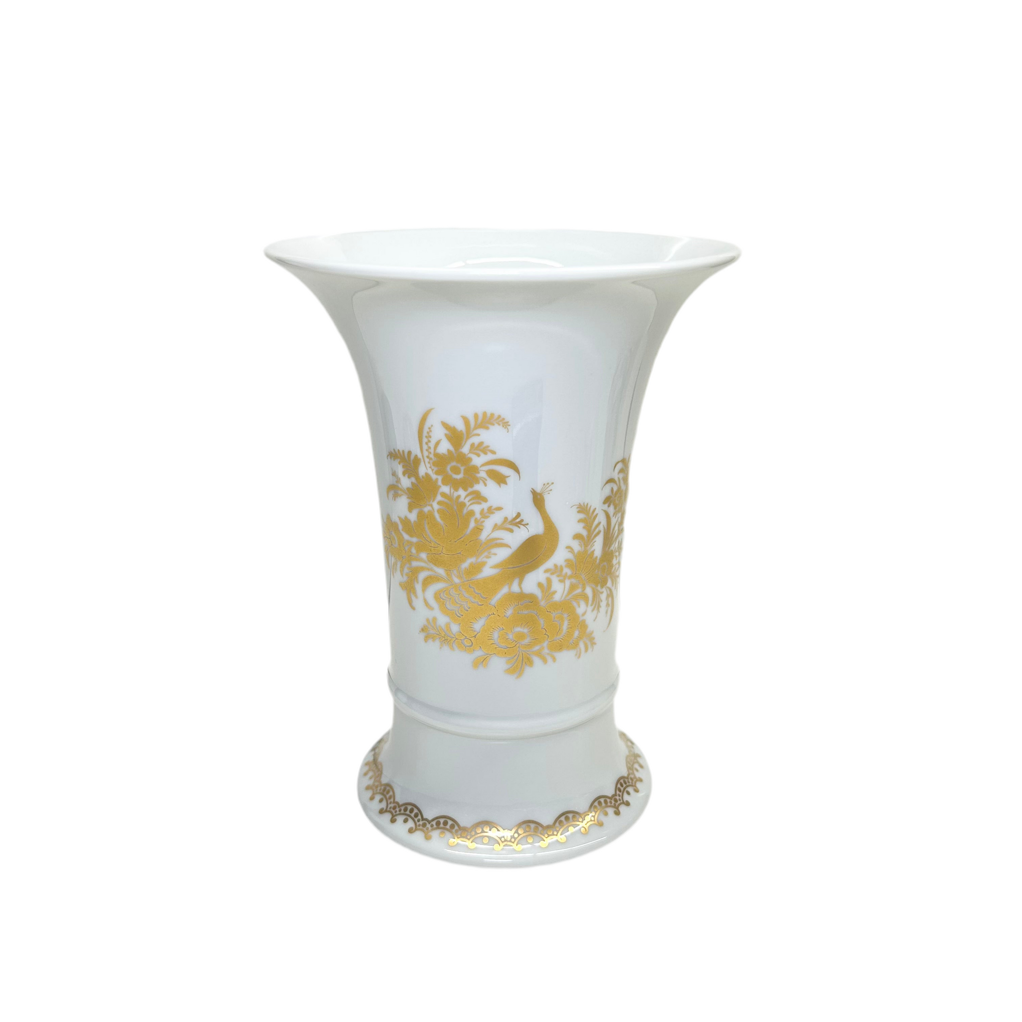 Vintage Heinrich Germany Gold Bird Vase