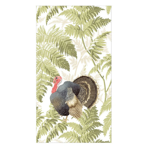 Dinner/Guest Napkins - Turkey Among Ferns