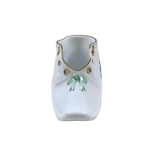 Vintage Herend Chinese Bouquet Porcelain Baby Shoe