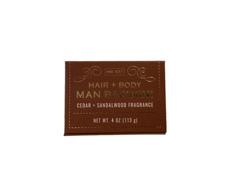 Mini Man Bar - Cedar & Sandalwood