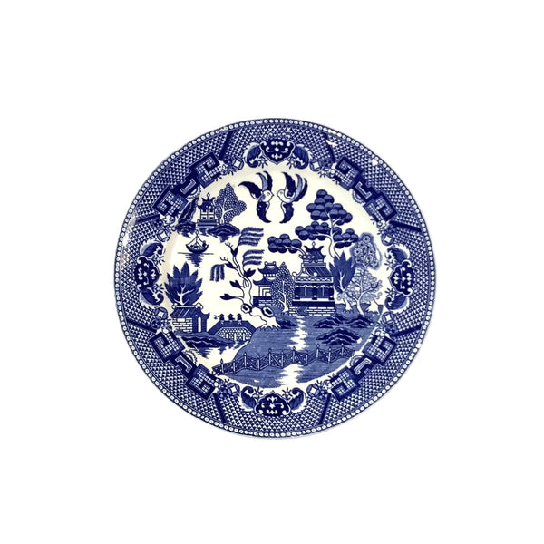 Vintage Blue Willow Salad/Dessert Plate I