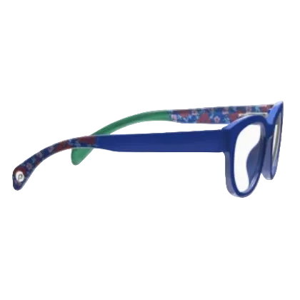 Bee - Blue/Floral Readers by Peepers