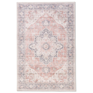 Flaire Vintage Style Washed Rug - Peach
