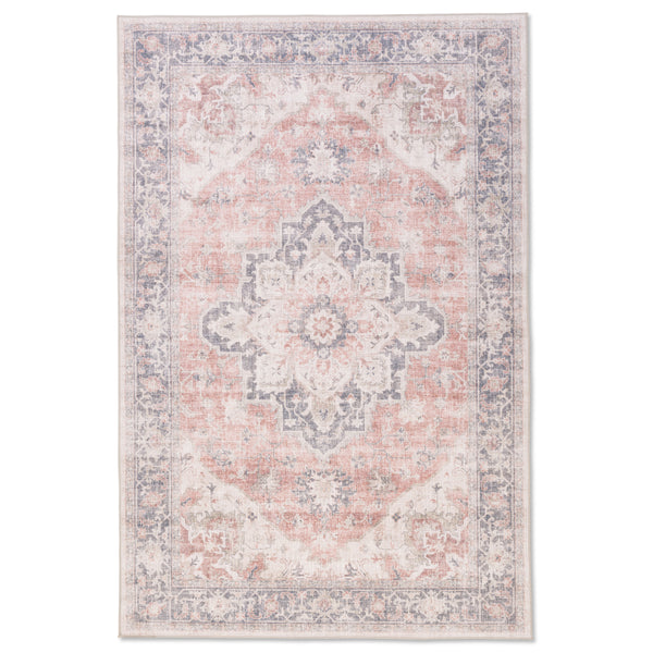 Flaire Vintage Style Washed Rug - Peach
