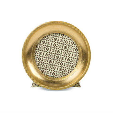 Florentine Frame - 3” Round Gold