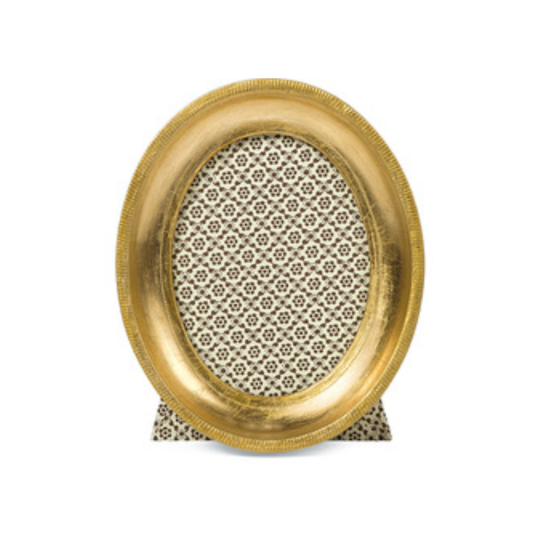 Florentine Frame - 4” Oval Gold