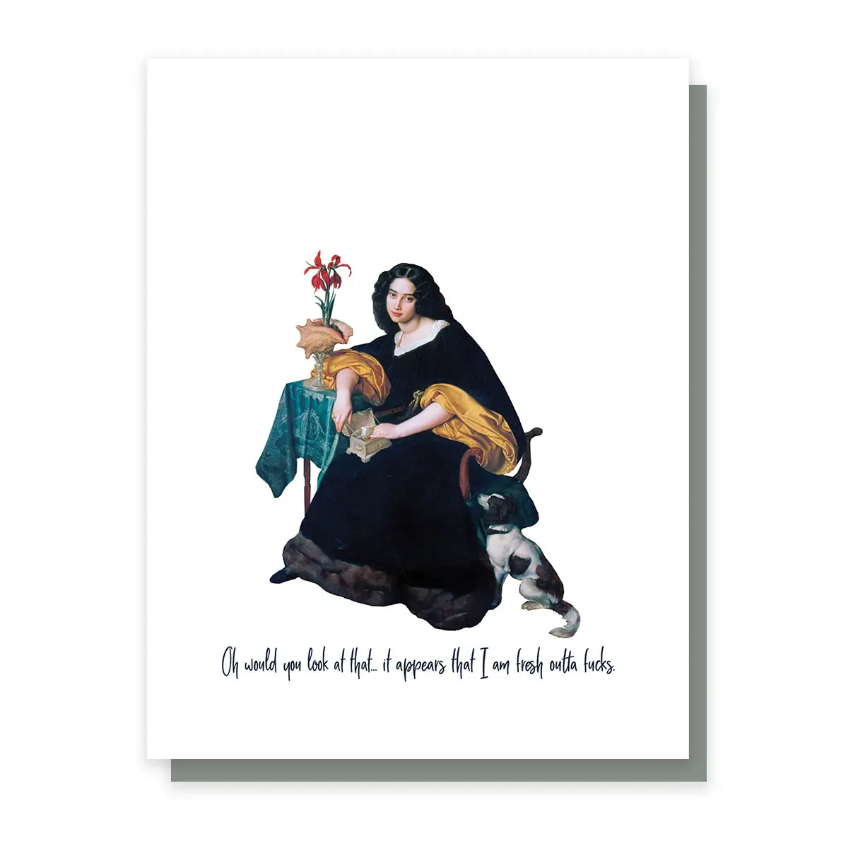 Fresh Outta Fucks Card