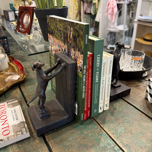 Vintage Dog Bookends