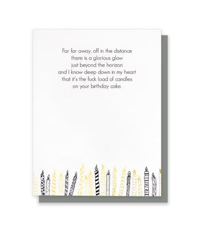 A Glorious Glow Greeting Card