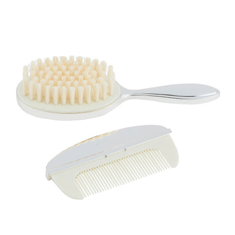 Keepsake Silver Brush + Comb