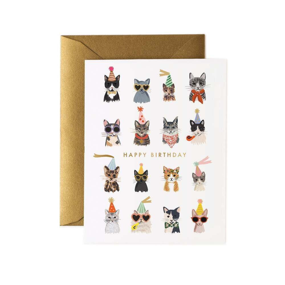 Cool Cats Birthday Card