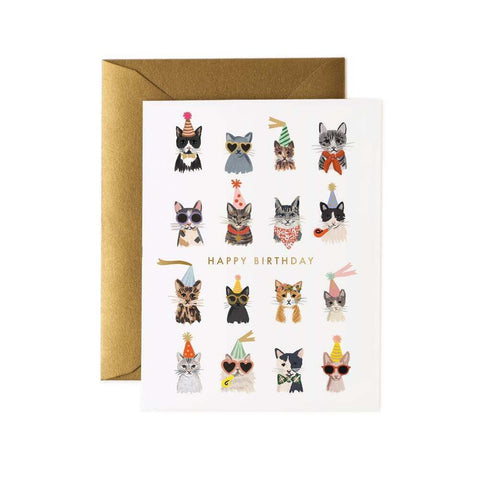 Cool Cats Birthday Card