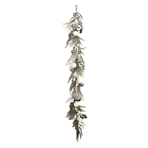 Garland Pine with Silver Balls