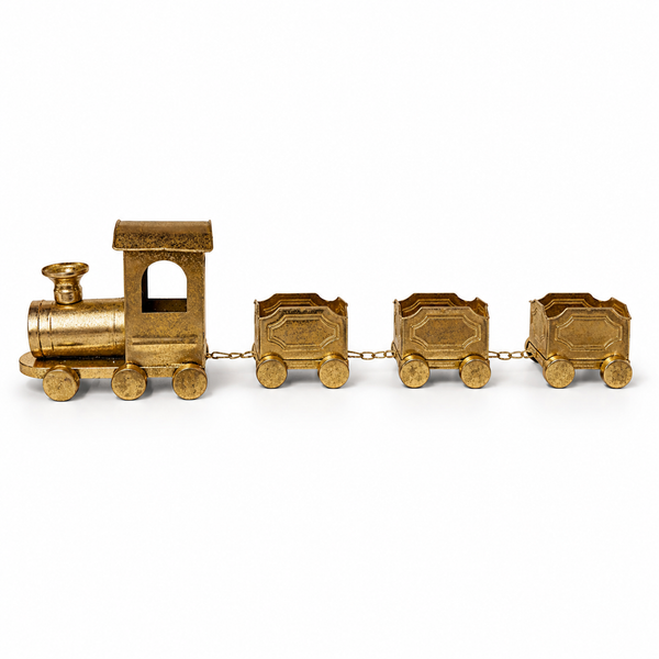 Gold Christmas Train