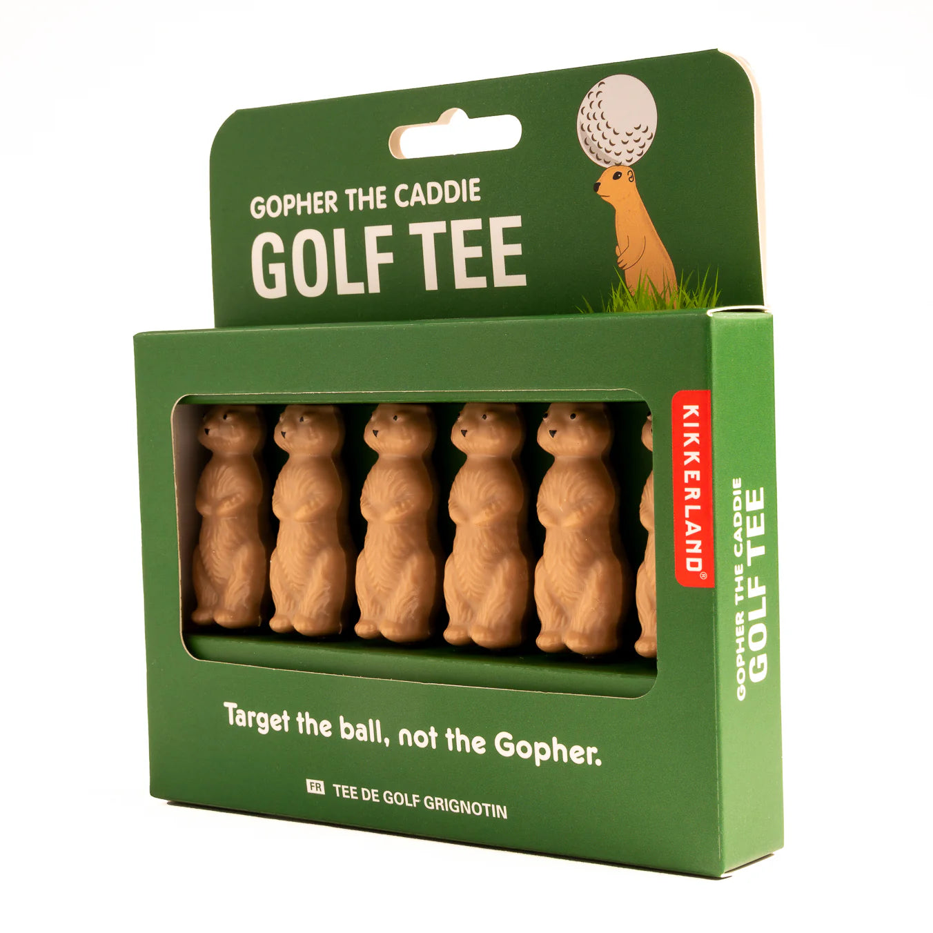 Gopher The Caddie Golf Tees s/6
