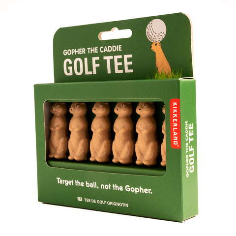 Gopher The Caddie Golf Tees s/6